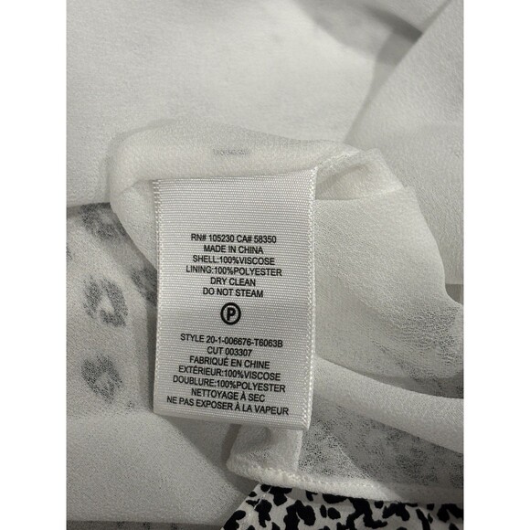 NWT- Joie 'Erola B' Printed Mock-Neck Halter Top, Porcelain/Black - Size Small - Picture 13 of 14